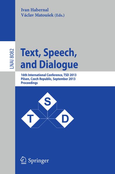 Text Speech and Dialogue