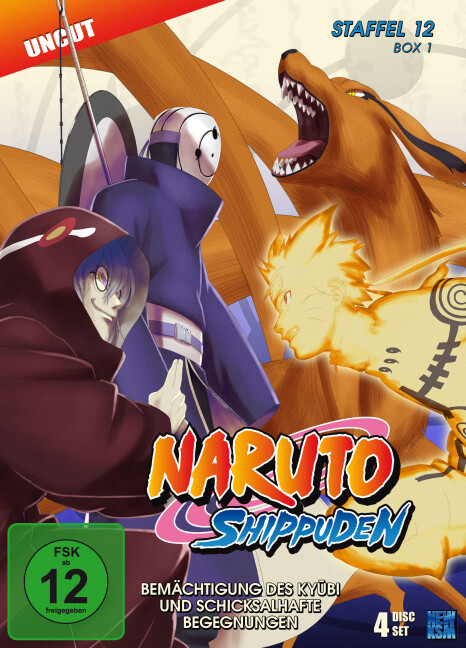 Naruto Shippuden Staffel 12 Box 1 Folge 463 495 Dvd