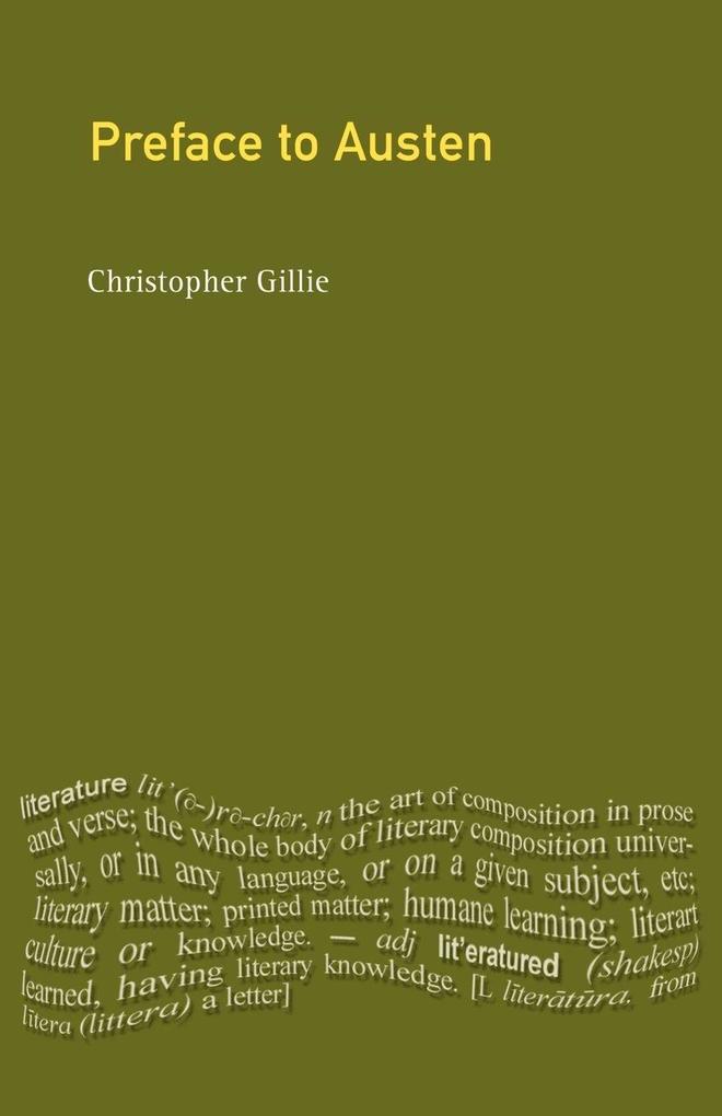 A Preface to Jane Austen