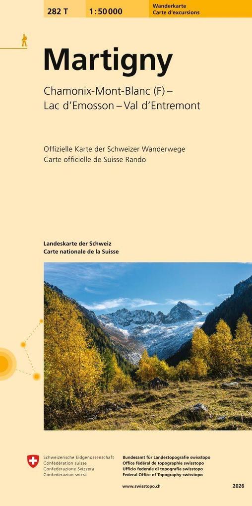 282T Martigny Wanderkarte