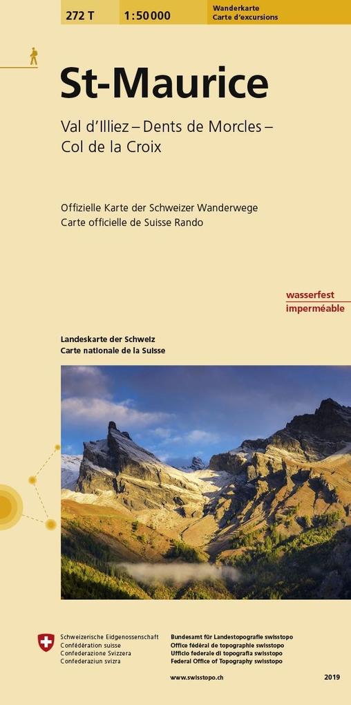 272T St-Maurice Wanderkarte