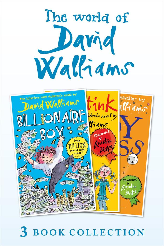 The World of David Walliams 3 Book Collection (The Boy in the Dress Mr Stink Billionaire Boy)
