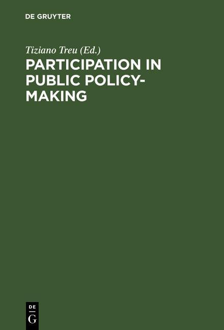 Participation in Public Policy-Making