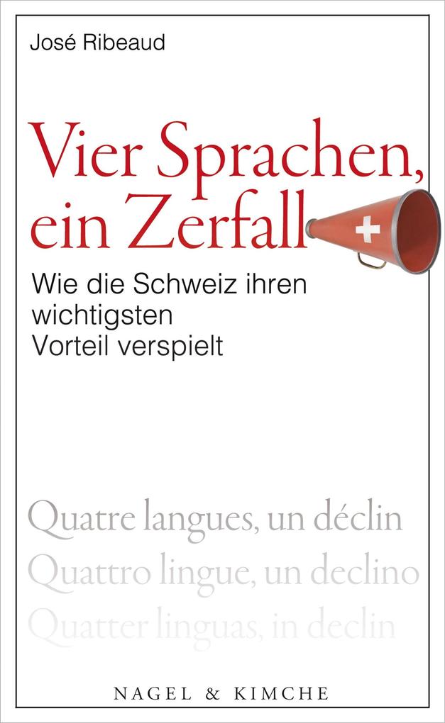 Vier Sprachen ein Zerfall