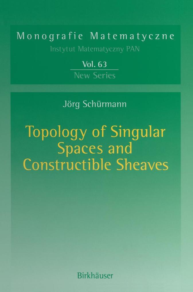 Topology of Singular Spaces and Constructible Sheaves