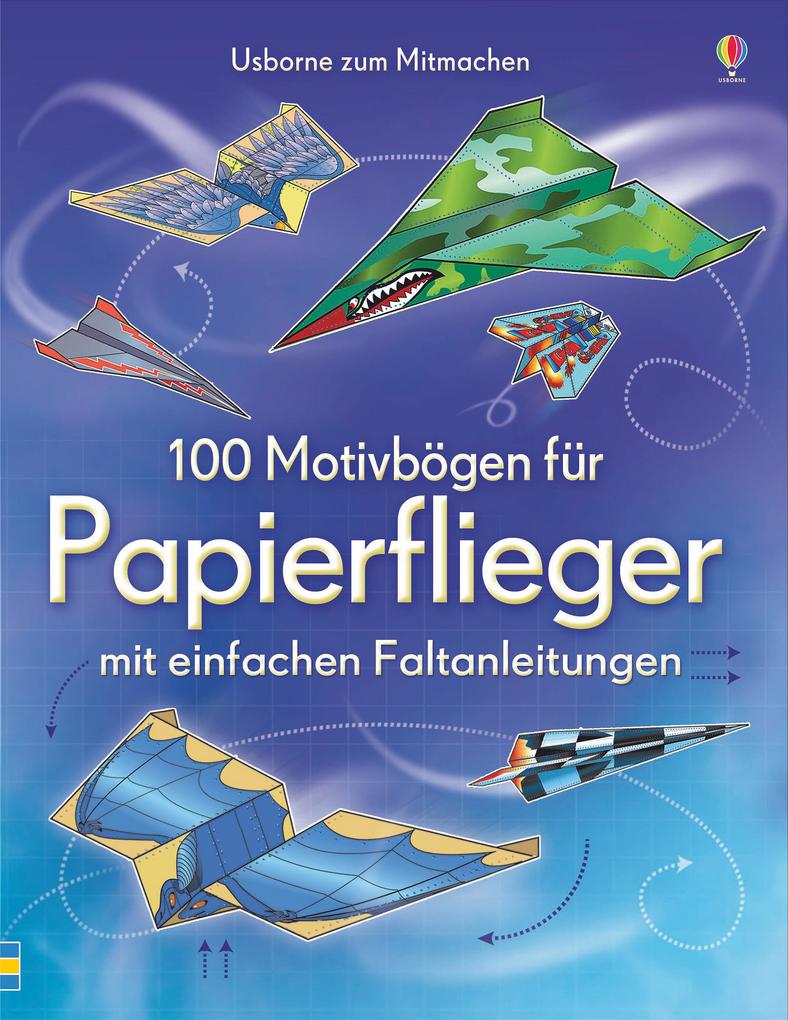 Image of 100 Motivbögen für Papierflieger