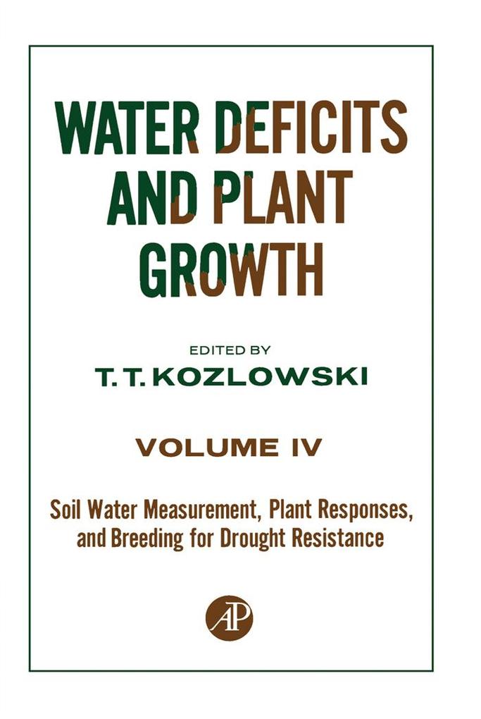 Soil Water Measurement Plant Responses and Breeding for Drought Resistance