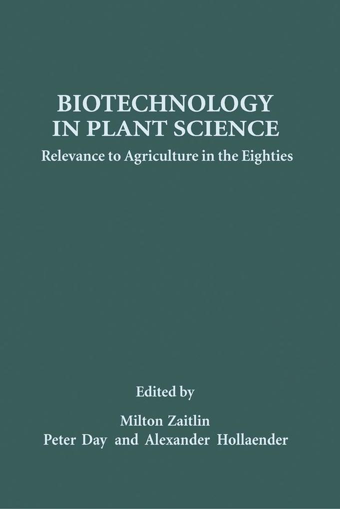 Biotechnology in Plant Science