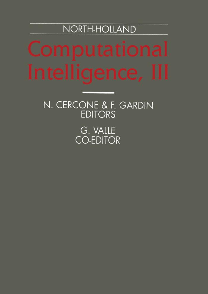 Computational Intelligence III