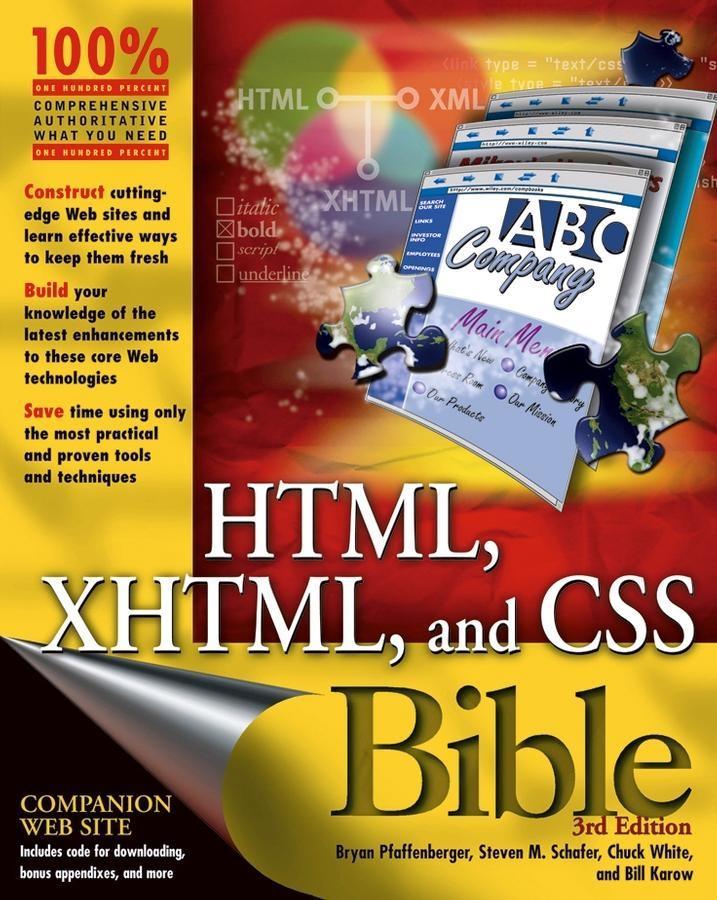 HTML XHTML and CSS Bible