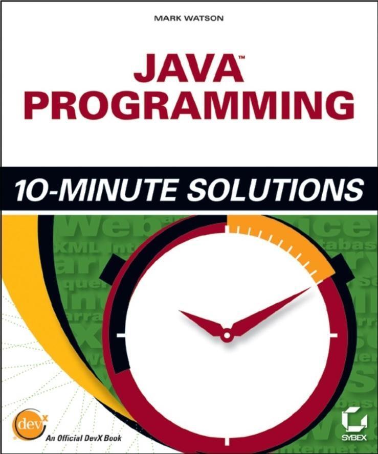 Minute solution. Java для начинающих книга. 10 Minute solution.