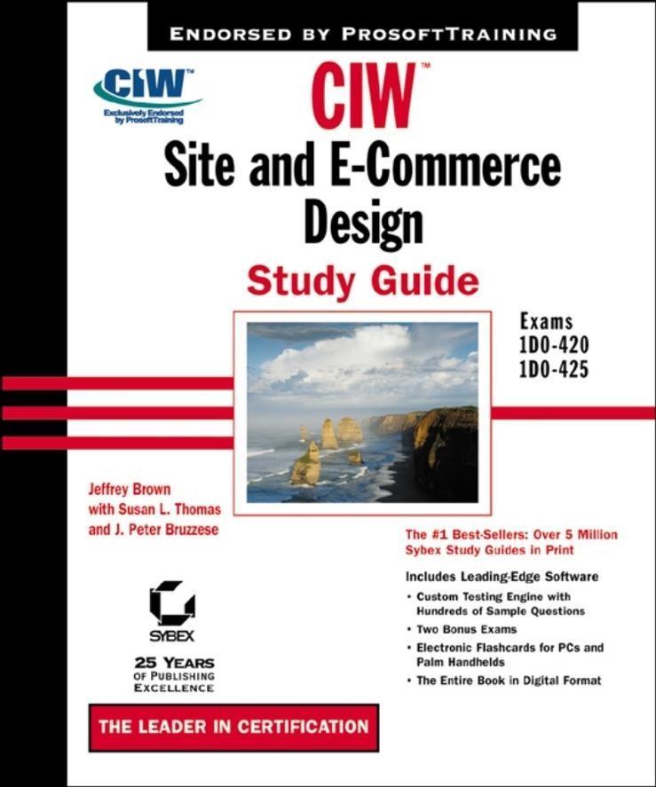 CIW Site and E-Commerce  Study Guide