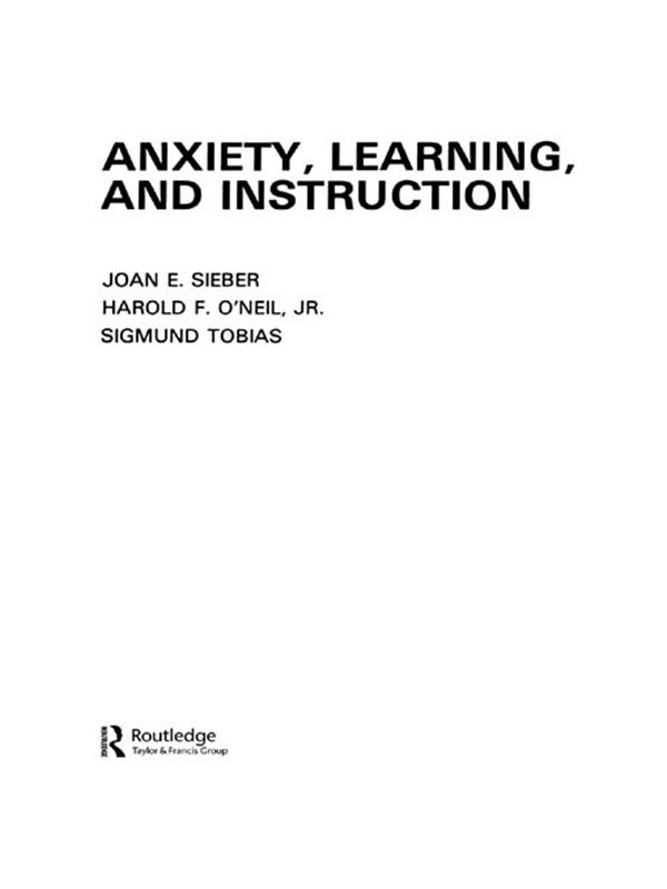 Anxiety Learning and Instruction