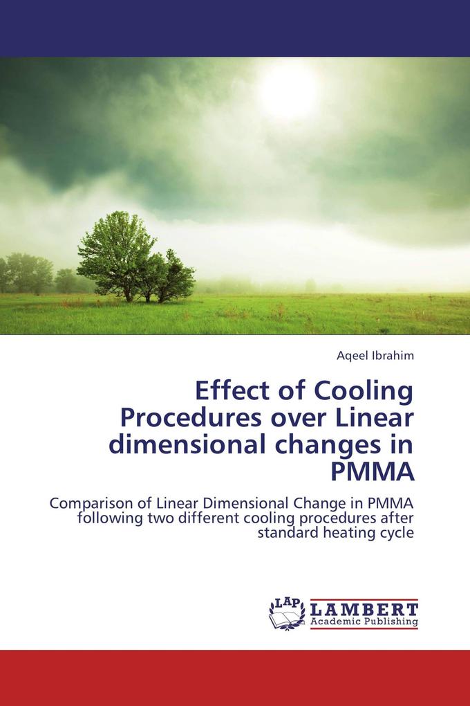 Effect of Cooling Procedures over Linear dimensional changes in PMMA