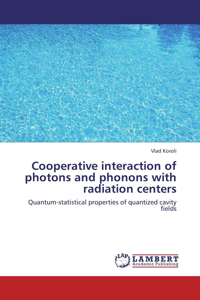 Cooperative interaction of photons and phonons with radiation centers