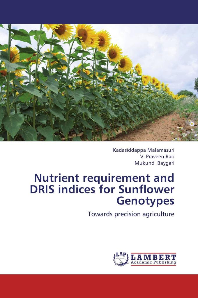 Nutrient requirement and DRIS indices for Sunflower Genotypes