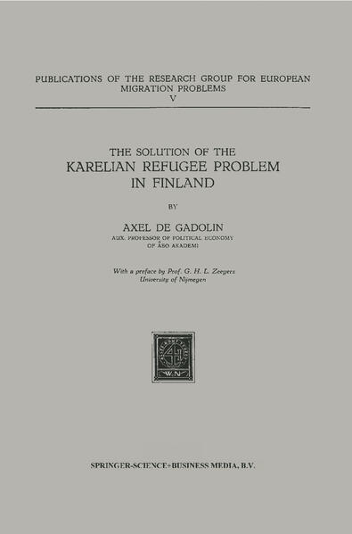 The Solution of the Karelian Refugee Problem in Finland