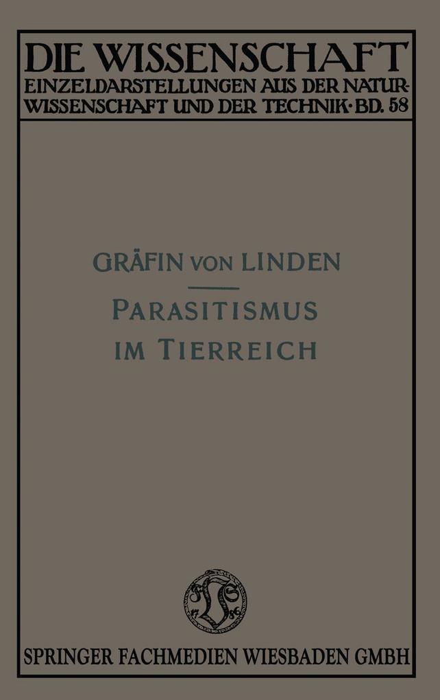 Parasitismus im Tierreich