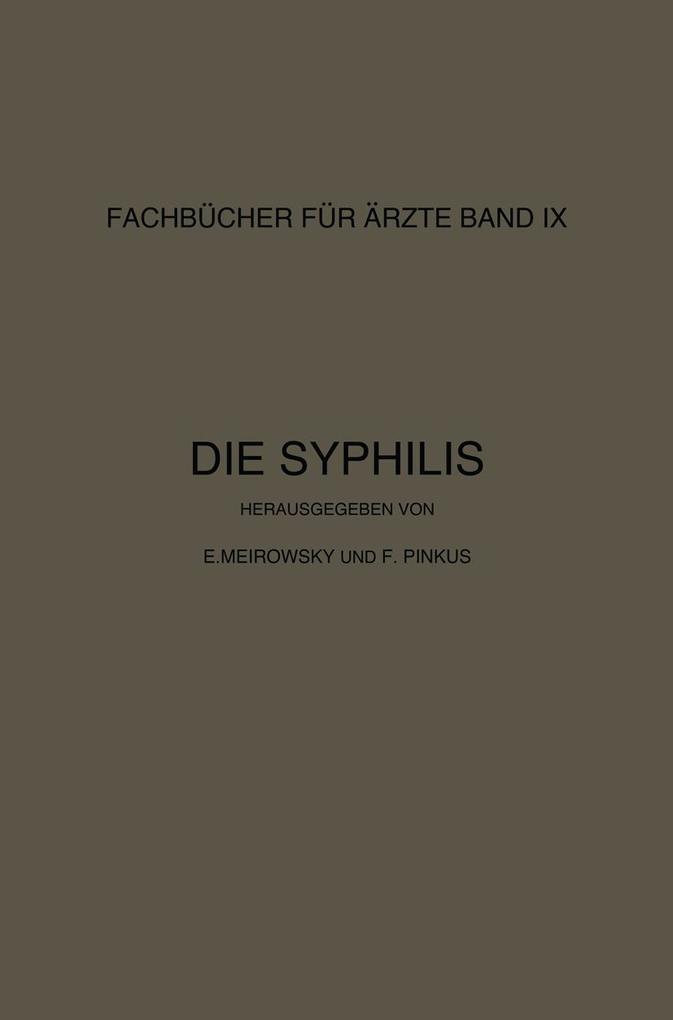 Die Syphilis