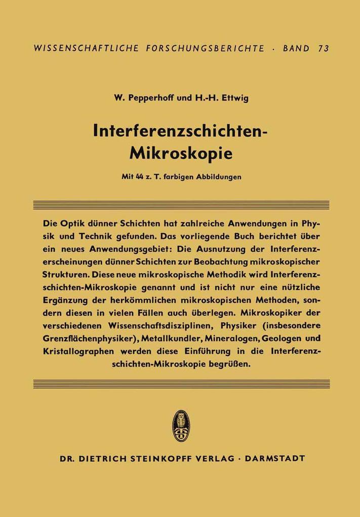 Interferenzschichten-Mikroskopie