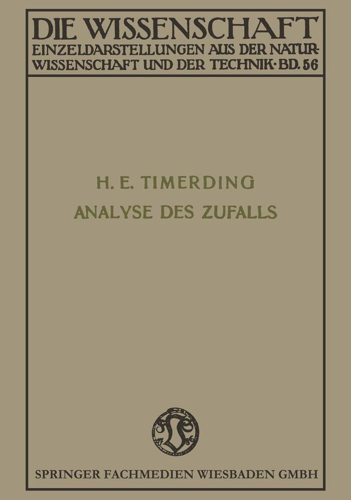 Die Analyse des Zufalls