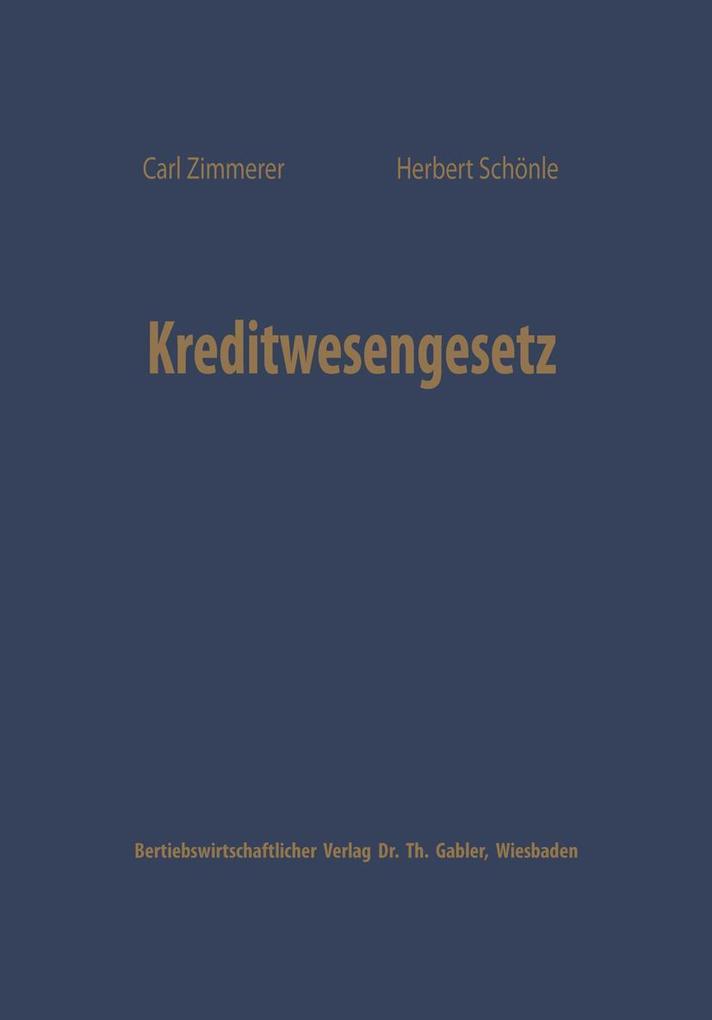 Kreditwesengesetz