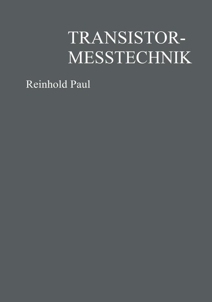 Transistormeßtechnik