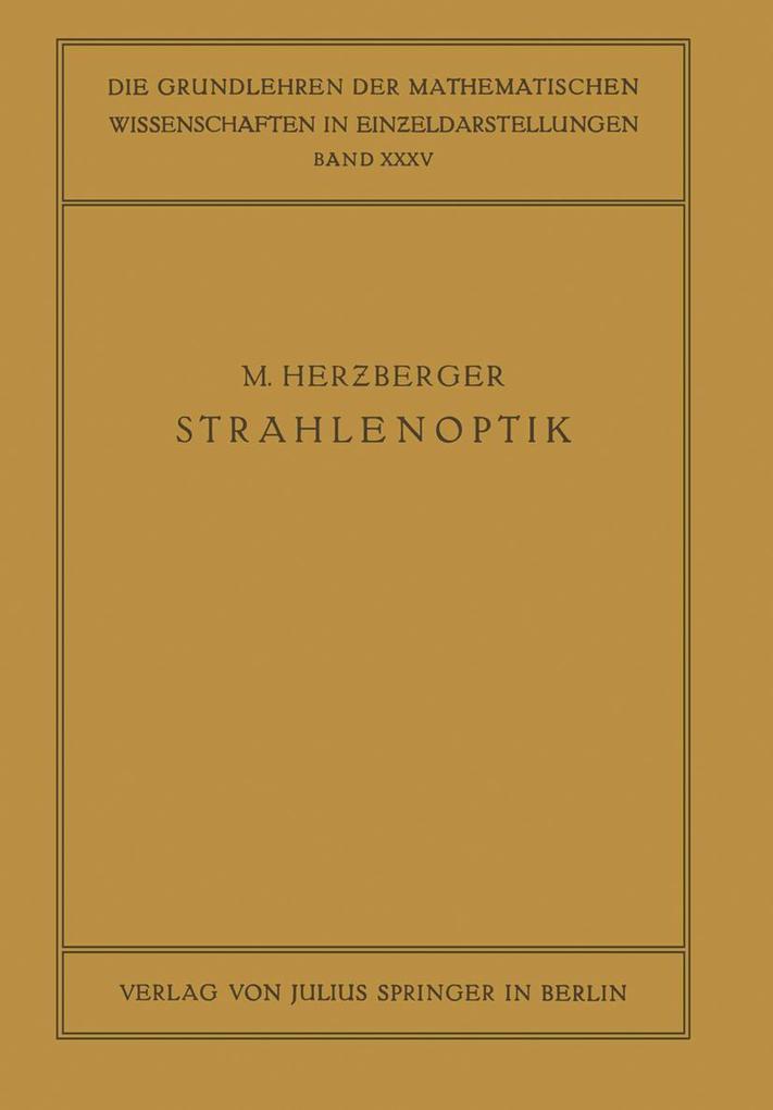 Strahlenoptik