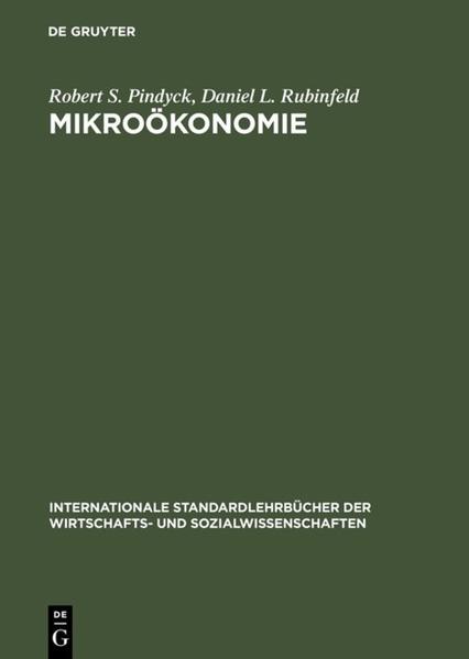 Mikroökonomie - Robert S. Pindyck/ Daniel L. Rubinfeld