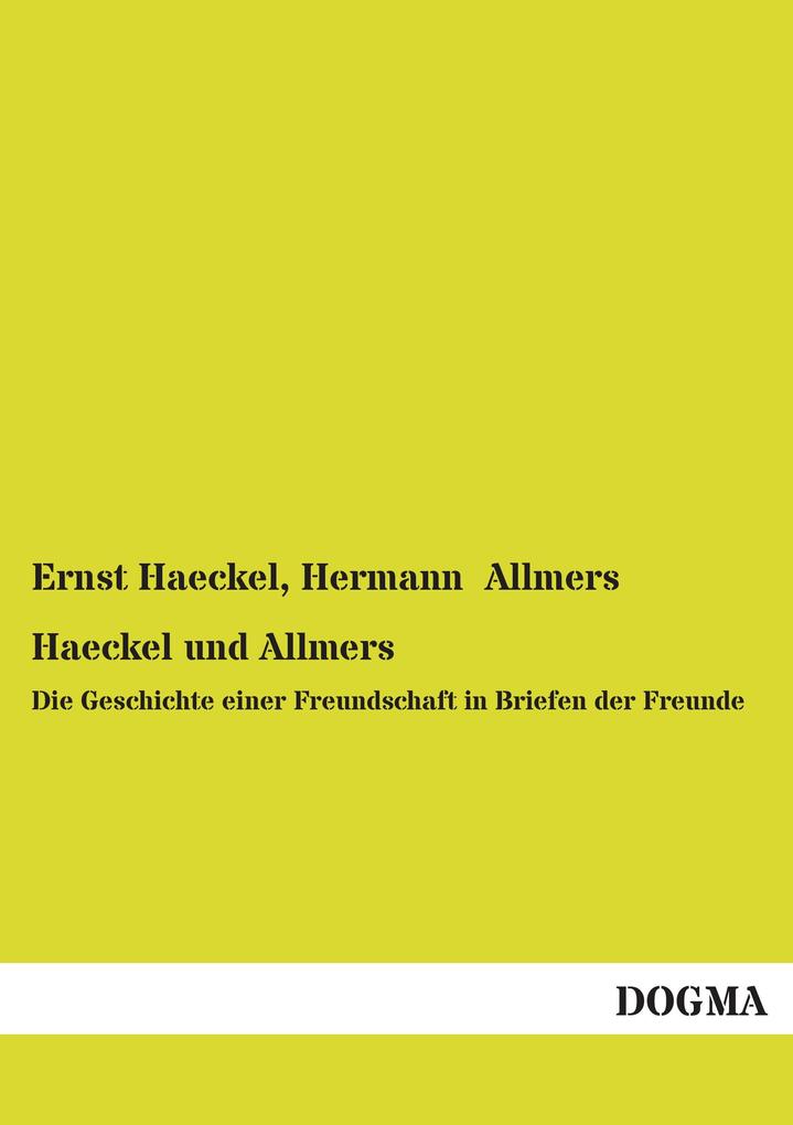 Haeckel und Allmers