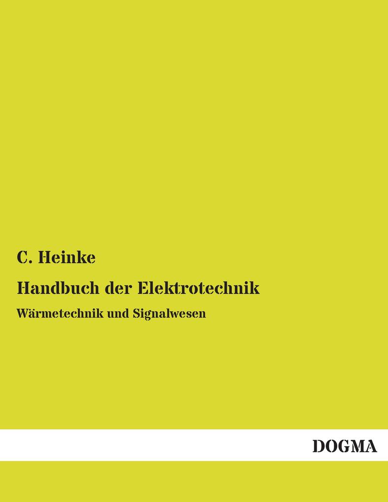 Handbuch der Elektrotechnik
