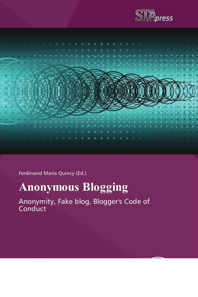 Anonymous Blogging