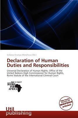 Declaration of Human Duties and Responsibilities