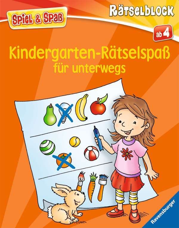 Image of Kindergarten-Rätselspaß für unterwegs