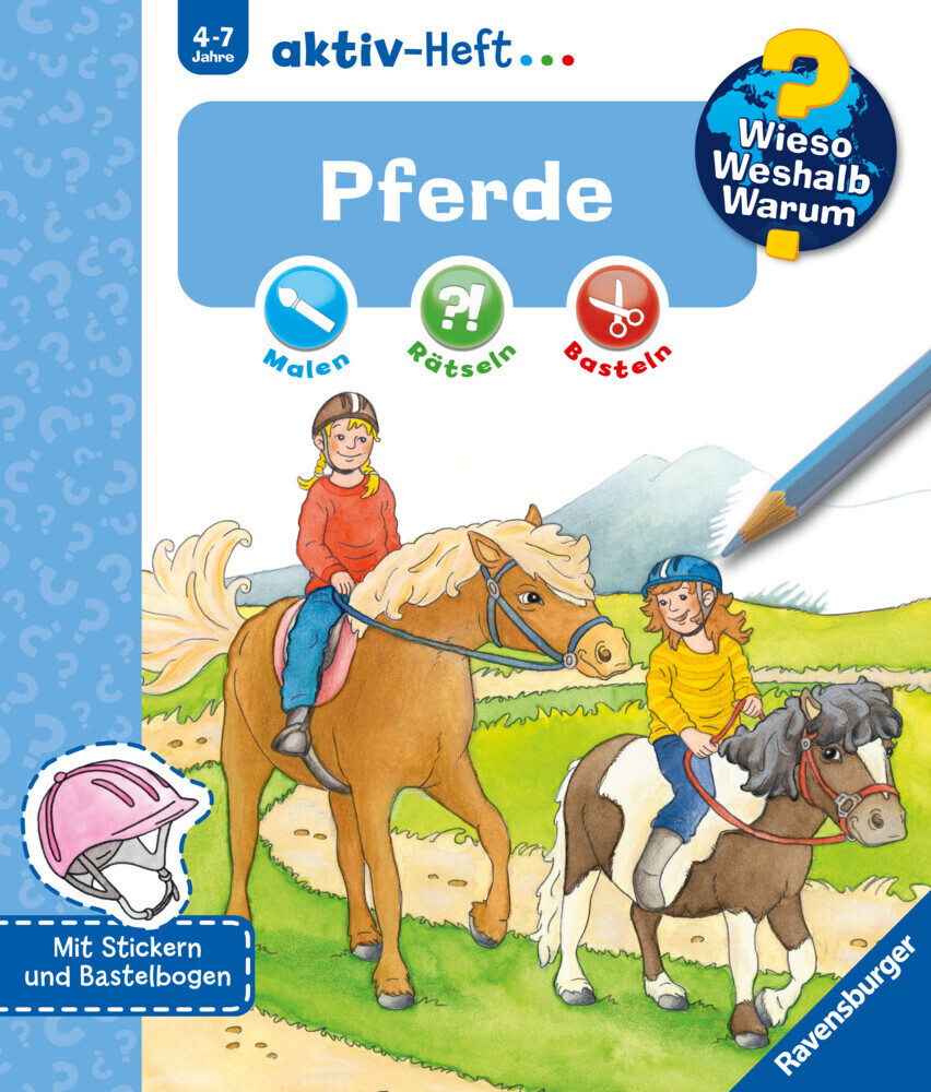 Image of Ravensburger 32698 WWW aktiv-Heft Pferde