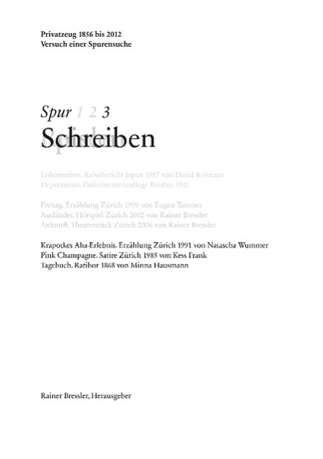 Spur 3 Schreiben