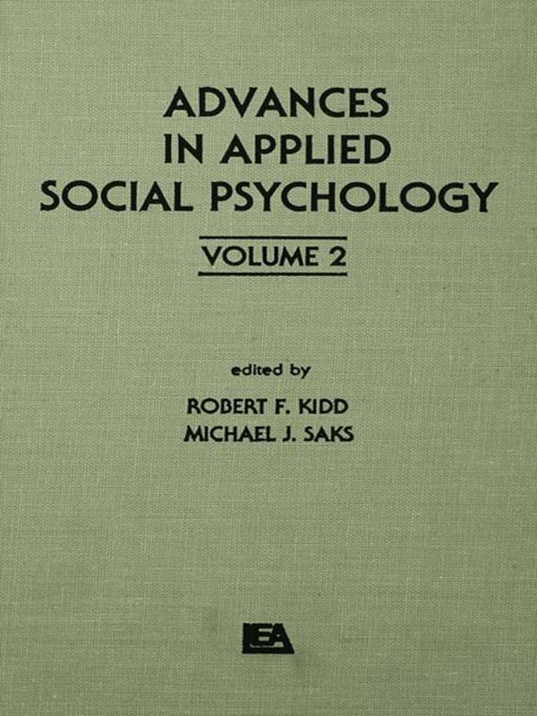 Advances in Applied Social Psychology als eBook Download von