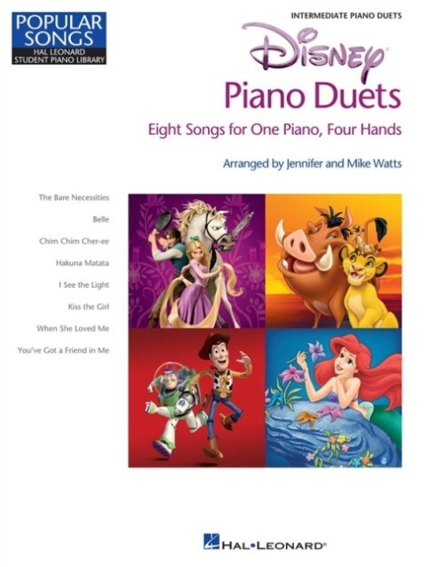 Disney Piano Duets: Hal Leonard Student Piano Library Popular Songs Series Intermediate 1 Piano 4 Hands