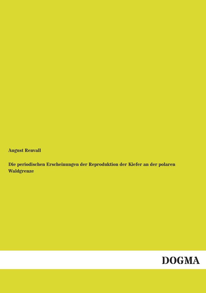 Die periodischen Erscheinungen der Reproduktion der Kiefer an der polaren Waldgrenze