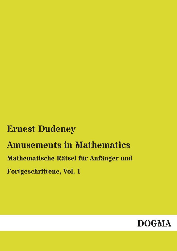 Amusements in Mathematics