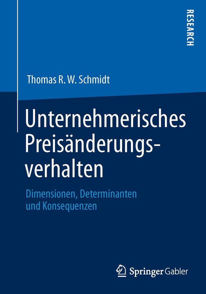 Unternehmerisches Preisänderungsverhalten