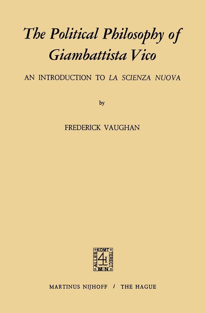 The Political Philosophy of Giambattista Vico