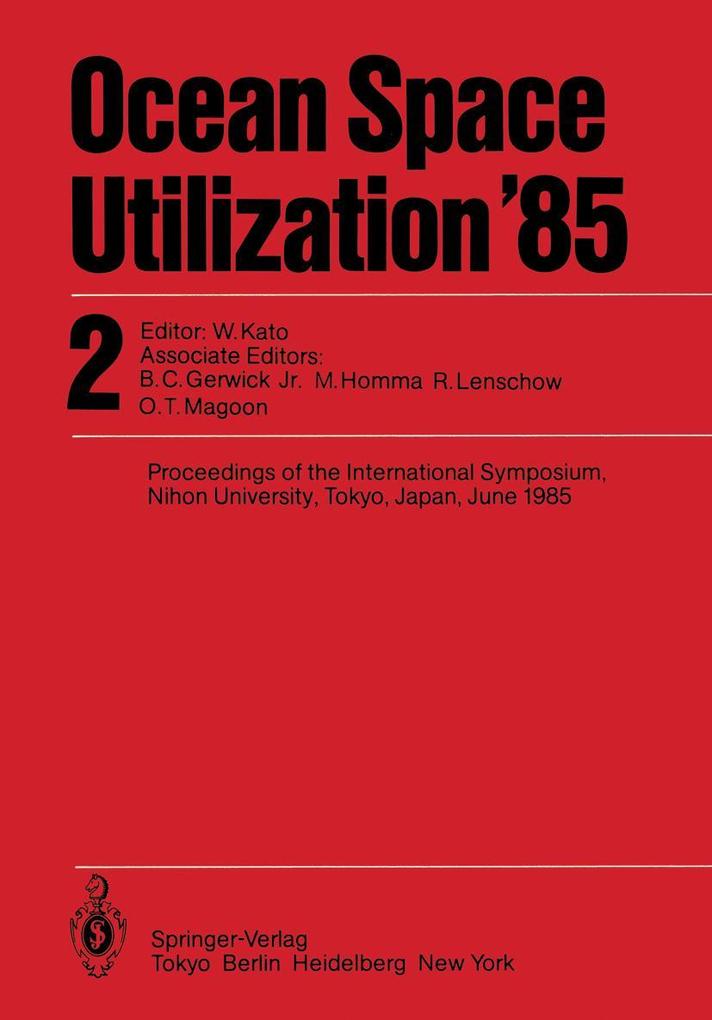 Ocean Space Utilization '85