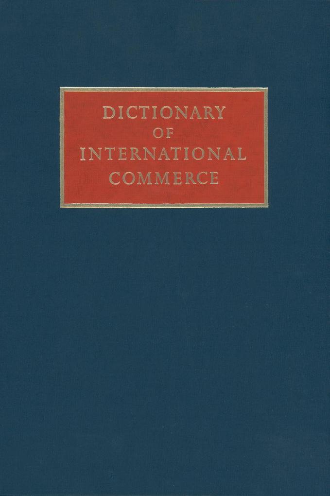 Dictionary of International Commerce