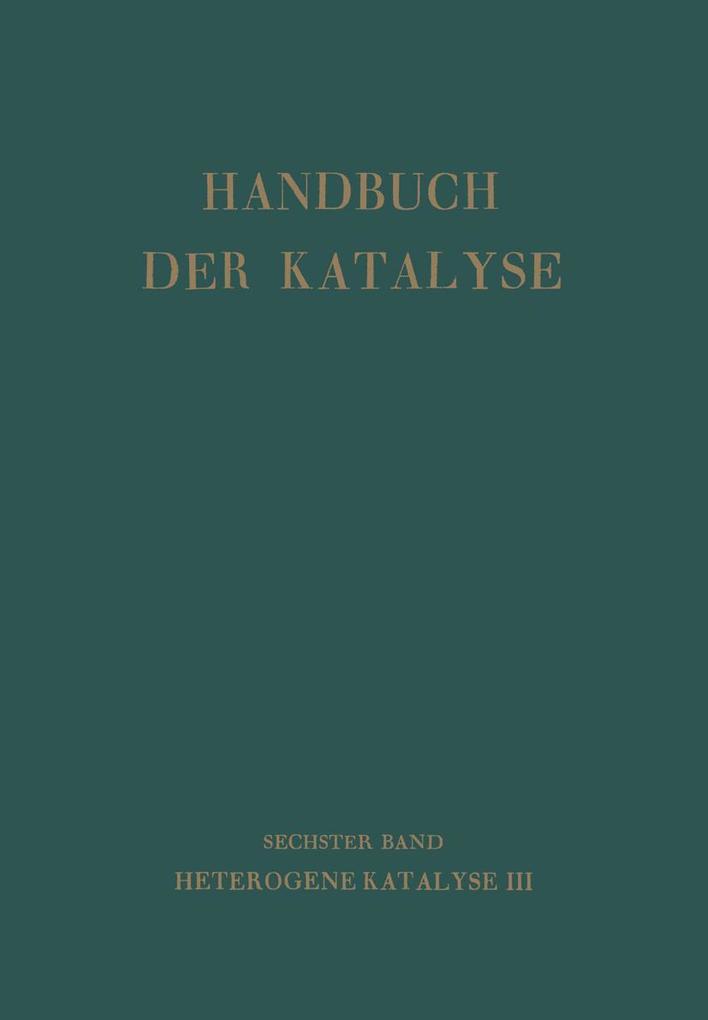 Handbuch Der Katalyse
