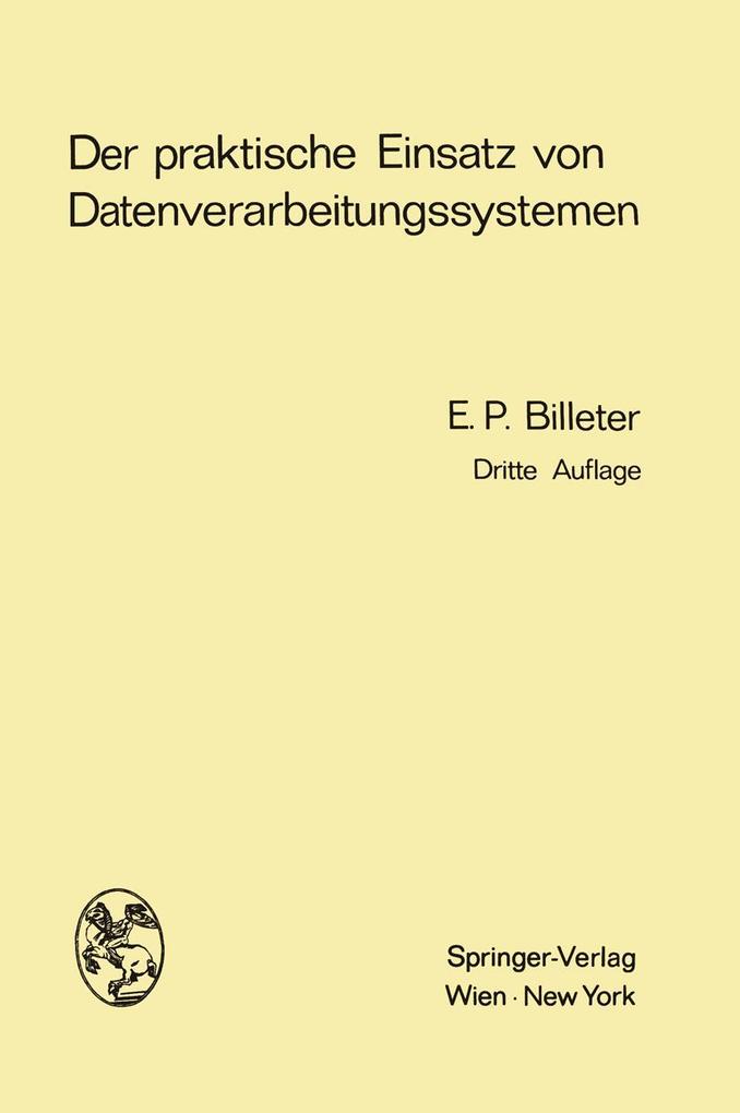 Der praktische Einsatz von Datenverarbeitungssystemen