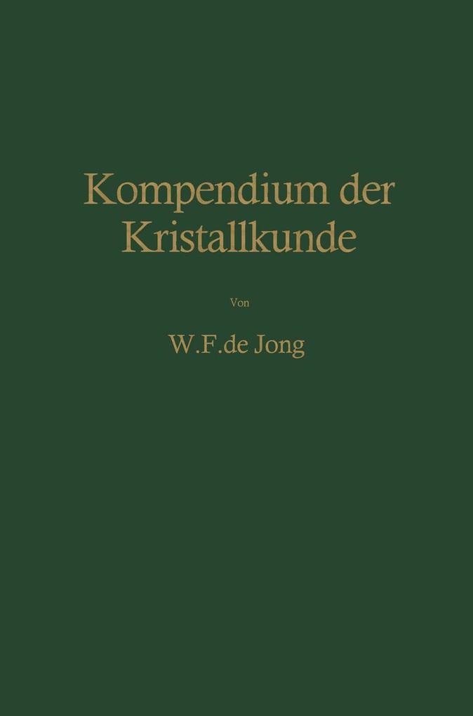 Kompendium der Kristallkunde
