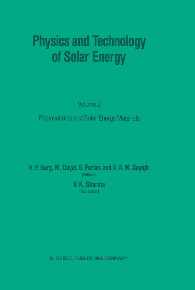 Physics and Technology of Solar Energy - V. K. Sharma