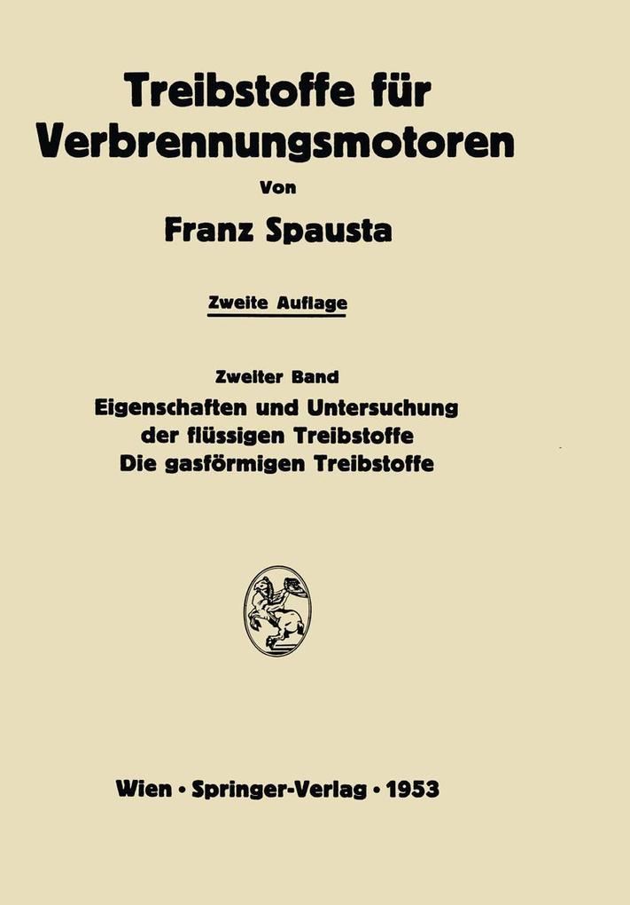 Treibstoffe für Verbrennungsmotoren