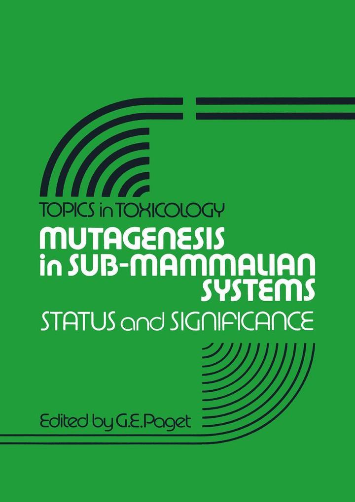 Mutagenesis in Sub-Mammalian Systems